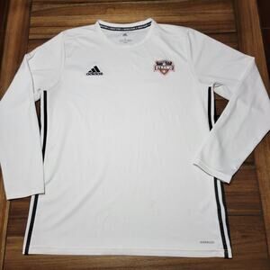 Adidas Houston Dynamo LS Unisex White Shirt - Size Large
